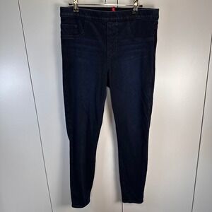 SPANX‎ Dark Wash Denim Jeggings Pants Women's Size L/G Large Classic Comfy